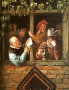 Jan Steen Rhetoricians at a Window oil painting artist